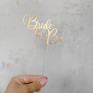 Topper na tort „Bride to Be” - obrazek 1