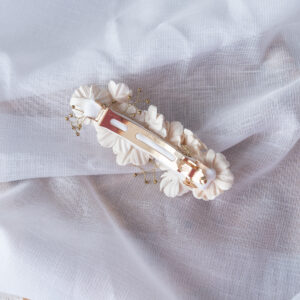 Spinka kwiatowa Ivory Bloom - obrazek 3