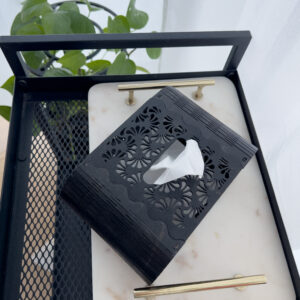 Pudełko na chusteczki Lumi Black - obrazek 2